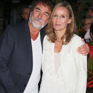 Olivier Marchal et son ex-femme Catherine - Arrivées de la cérémonie de clôture du 17ème festival de fiction TV de La Rochelle à l'Espace Encan à La Rochelle le 12 septembre 2015.