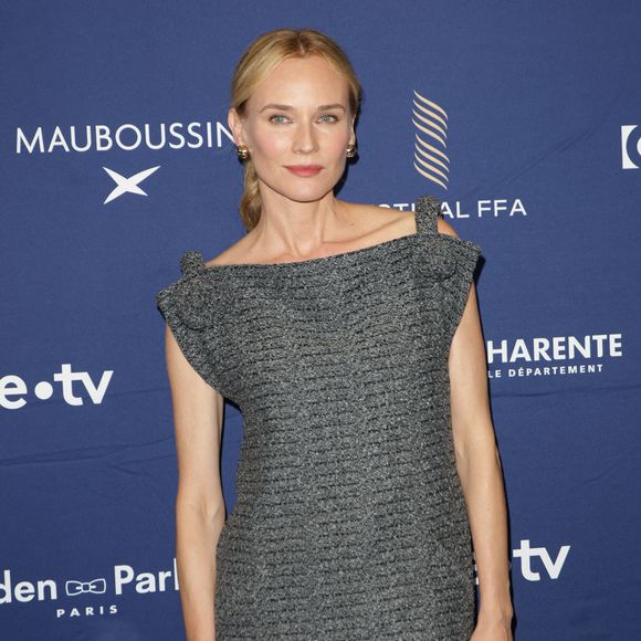 Diane Kruger a fait sensation dans sa robe Del Core.

Diane Kruger, présidente du jury, lors du photocall de la soirée d'ouverture avec la projection du film "La femme la plus riche du monde" lors de la 18ème édition du Festival Film Francophone (FFA) à Angoulême le 25 août 2025.

© Coadic Guirec / Bestimage