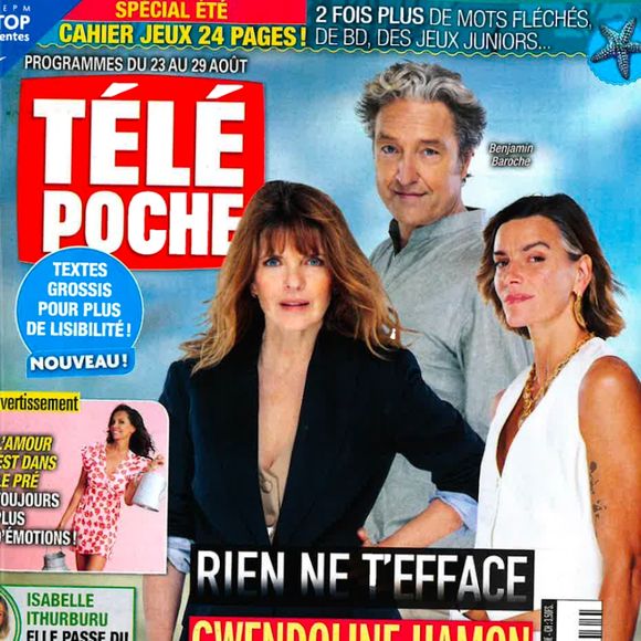 Les confidences d'Isabelle Ithurburu à retrouver dans le nouveau numéro de "Télé Poche" dévoilé ce samedi 16 août 2025. (Capture d'écran)
