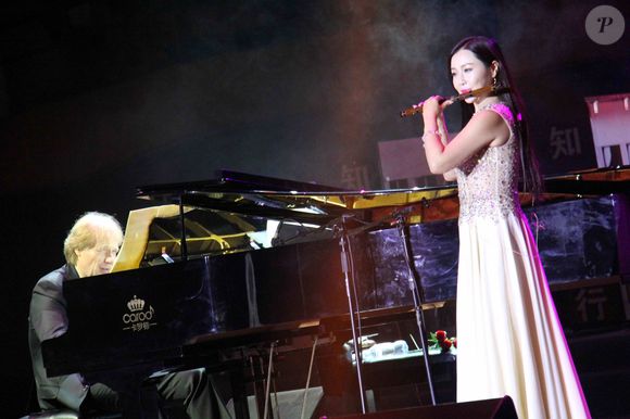 Richard Clayderman en concert à Wuhu en Chine le 20 août 2018.