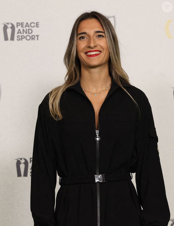 Perrine Laffont - Soirée des Sportel Awards 2023 au Grimaldi Forum à Monaco, le 23 octobre 2023. Les Sportel Awards sont une compétition internationale visant à récompenser les plus belles images de sport de l'année dans le cadre du Sportel qui est un salon international du sport et des médias qui se déroule en Principauté. © Claudia Albuquerque/Bestimage
