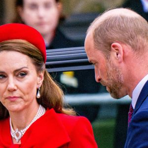 Le prince William, prince de Galles, et Catherine (Kate) Middleton, princesse de Galles - La famille royale britannique célèbre le 76ème Commonwealth Day à l'abbaye de Westminster à Londres, le 10 mars 2025.
