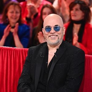Exclusif - Pascal Obispo - Enregistrement de l'émission Vivement dimanche présentée par Michel Drucker au studio Rive Gauche, diffusée le 16 mars sur France 3, à Paris, France. © Guillaume Gaffiot/Bestimage