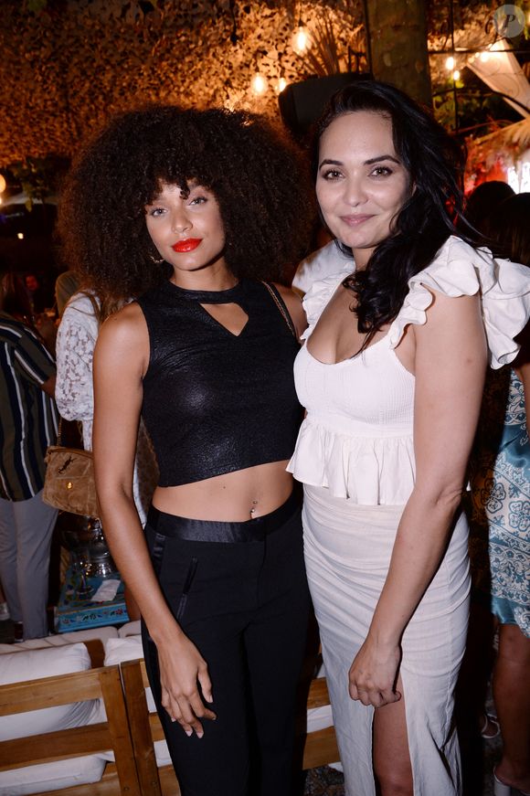 Exclusif - Alicia Aylies (miss France 2017), Valérie Bègue (miss France 2008) lors de l'anniversaire de Malika Ménard (miss France 2010) qui fête ses 34 ans au club Barbanegra à Paris le 20 juillet 2021. A noter, les invités de la soirée ne portent pas de masque.

© Rachid Bellak / Bestimage