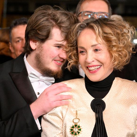 Sharon Stone und Sohn Laird Vonne Stone - Les célébrations lors du "Bal de l'Opéra de Vienne 2026" à l'Opéra d'État de Vienne, le 12 février 2026.
API / BESTIMAGE