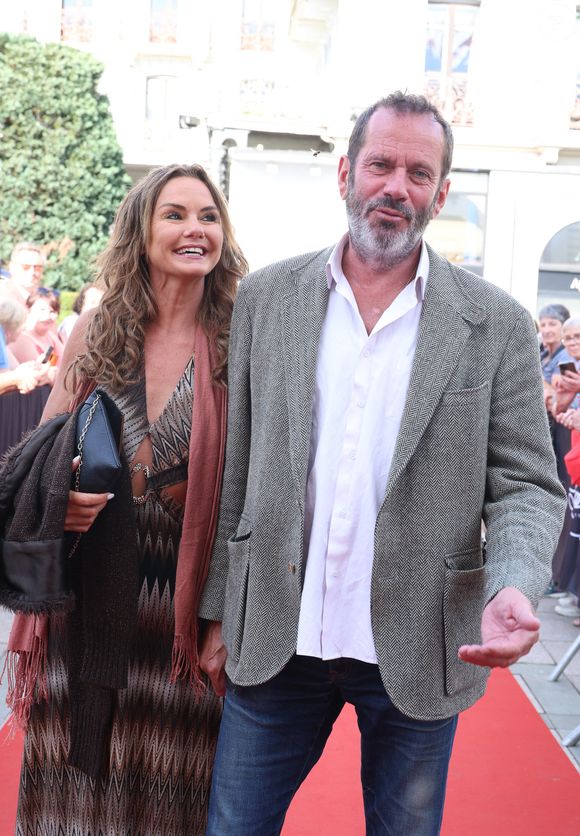 Exclusif - Nadège Meziat et son compagnon Christian Vadim - Arrivées au photocall de la 3ème édition du Festival du Cinéma Français et de la Gastronomie d'Aix-les-Bains. Le 5 juin 2024
© Denis Guignebourg / Bestimage