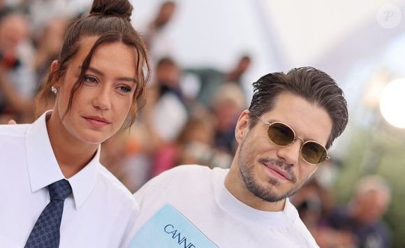 Adèle Exarchopoulos et François Civil - Photocall du film "L'Amour Ouf" (Beating Hearts / Compétition) lors du 77ème Festival International du Film de Cannes (14 - 25 mai 2024), le 24 mai 2024. 
© Jacovides / Moreau / Bestimage