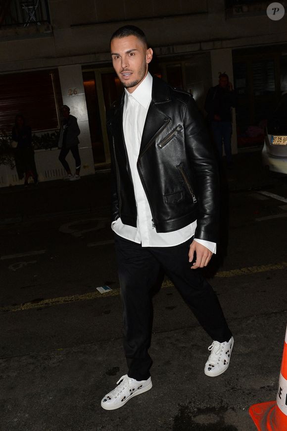 Baptiste Giabiconi assiste à la soirée d'hommage de Karl Lagerfeld au bureau de Karl Lagerfeld à Paris, en France, le 25 septembre 2019. Photo Favier/ABACAPRESS.COM