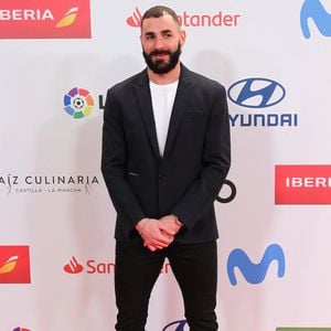 Karim Benzema devient le meilleur buteur français de l'histoire avec 413 buts - Info - Karim Benzema cambriolé pendant le match du Real contre Elche - Karim Benzema au photocall de la soirée des "AS Sports Awards 2021" à Madrid, le 14 décembre 2021.
© Irina R. Hipolito/AFP7 via Zuma Press/Bestimage