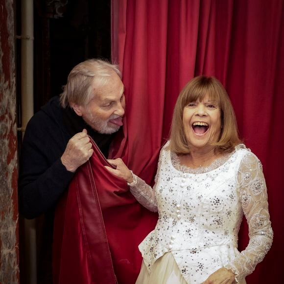 Exclusif - Jean-Jacques Debout, Chantal Goya, lors de la représentation pour Les Pièces Jaunes du Cirque Bouglione au Cirque d'Hiver organisée par le couturier Stéphane Rolland, Paris, France, le 10 janvier 2026. © Jack Tribeca / Bestimage