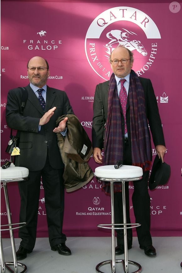 Alain et Gerard Wertheimer - 91eme edition du Prix de l'Arc de Triomphe 2012 a Longchamp le 7 Octobre 2012. PIX4U / BESTIMAGE