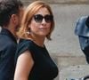 Léa Salamé et Hugo Clément - Arrivées aux obsèques de Thierry Ardisson en l’église Saint-Roch de Paris, France, le 17 juillet 2025. © Clovis-Jacovides/Bestimage