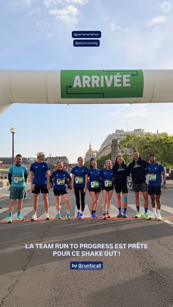 Laure Manaudou se prépare à effectuer son tout premier marathon en compagnie de son grand frère Nicolas