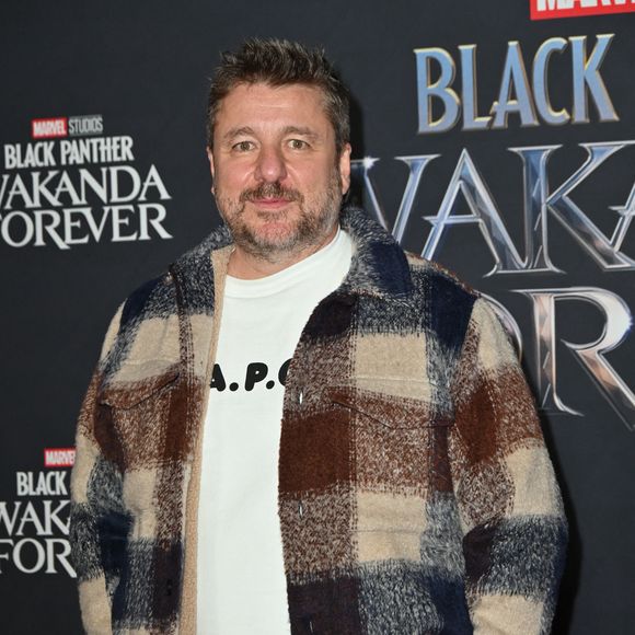 Bruno Guillon assiste à la première de 'Black Panther Wakanda Forever' au Grand Rex, à Paris, France, le 7 novembre 2022. Photo par Mireille Ampilhac/ABACAPRESS.COM