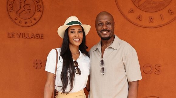 Harry Roselmack et sa compagne Jennifer Galap, Muriel Robin et Anne Le Nen... Roland-Garros, le rendez-vous des couples célèbres !