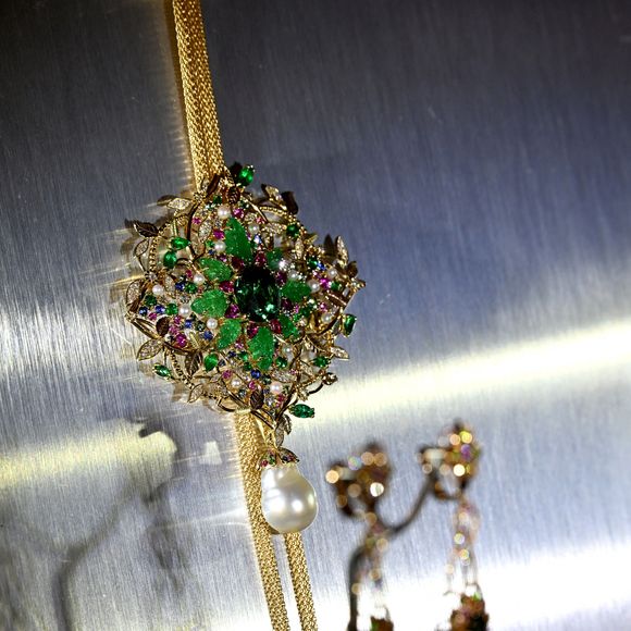 La princesse Charlene de Monaco était présente pour l'ouverture de la seconde édition du salon Joya, un salon international dédié au bijou, au One Monte-Carlo à Monaco, le 13 novembre 2025. © Bruno Bebert / Bestimage