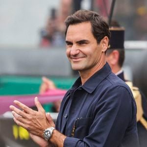 Roger Federer (CHE) - - Personnalités au départ des 24 Heures du Mans le 14 juin 2025 - Départ officiel de la 93ème édition des 24 Heures du Mans, quatrième manche du Championnat FIA WEC 2025, sur le circuit des 24 Heures du Mans les 14 et 15 juin 2025 en France. © MPS / PsnewZ / Bestimage