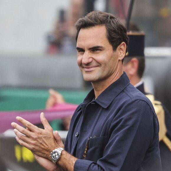 Roger Federer (CHE) - - Personnalités au départ des 24 Heures du Mans le 14 juin 2025 - Départ officiel de la 93ème édition des 24 Heures du Mans, quatrième manche du Championnat FIA WEC 2025, sur le circuit des 24 Heures du Mans les 14 et 15 juin 2025 en France. © MPS / PsnewZ / Bestimage