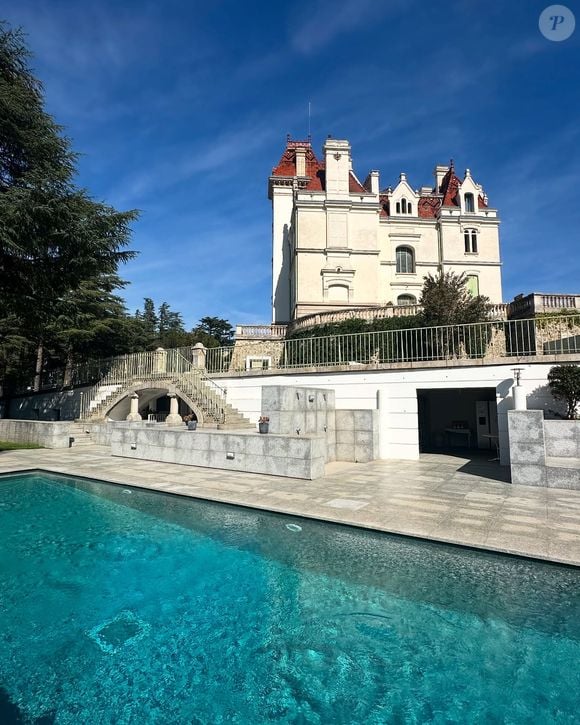 Vue du Château de Valmy à Argelès-sur-Mer où se sont mariés François Xavier Demaison et sa femme Anaïs