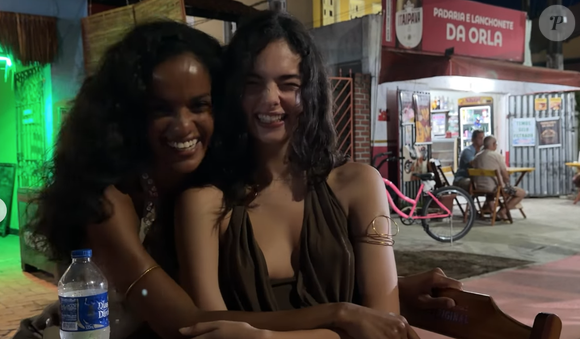 Narah Baptista et la fille de Vincent Cassel. Capture d'écran Instagram