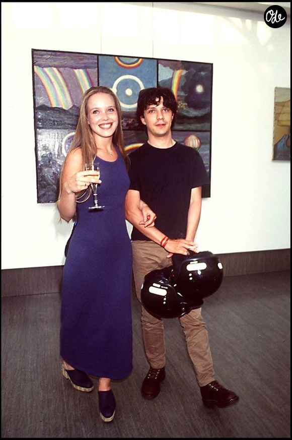 Marie Guillard et Nicola Sirkis lors du concours "Citizen Kamera" à Paris, le 13/07/1994. Crédit Bertrand Rindoff Petroff / Bestimage