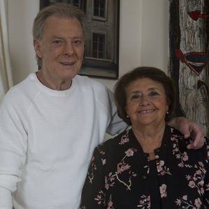 Herbert Leonard et sa femme Cléo chez eux à Barbizon en 2016. © JLPPA / Bestimage