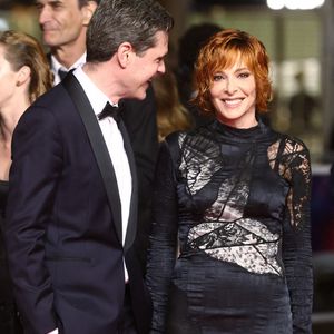 Yann Gozlan et Mylene Farmer assistent à la projection de minuit de Dalloway dans le cadre du 78ème Festival de Cannes à Cannes, France, le 15 mai 2025. Jerome Domine/ABACAPRESS.COM