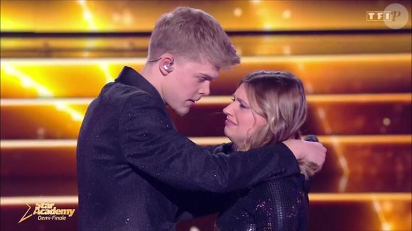 Charles et Marine dans la demi-finale de la Star Academy 2024, le 11 janvier 2025 sur TF1