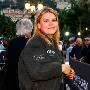 Camille Gottlieb - Le prince Albert II de Monaco donne le départ du 9ème E-Rallye de Monte-Carlo, sur la place du Casino à Monaco, le 15 octobre 2025. © Claudia Albuquerque/Bestimage