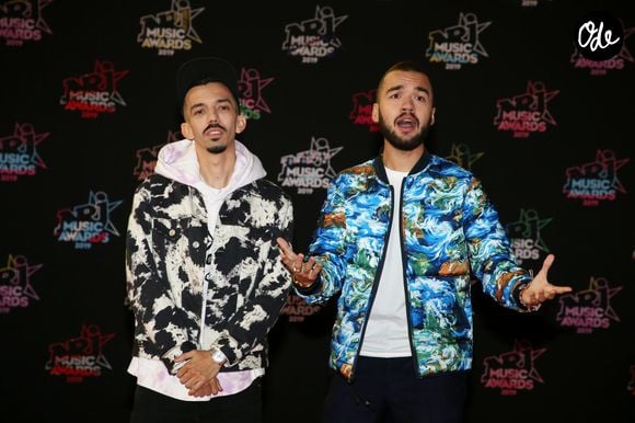 Bigflo et Oli - 21ème édition des NRJ Music Awards au Palais des festivals à Cannes le 9 novembre 2019. © Dominique Jacovides/Bestimage
