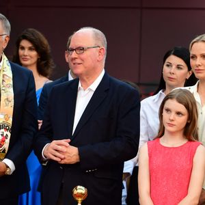 Le prince Jacques de Monaco, marquis des Baux, La princesse Gabriella de Monaco, comtesse de Carladès lors de l’inauguration  d’un quartier dédié à la principauté à Europa-Park à Rust en Allemagne le 29 juin 2026. © Romain Doucelin / Bestimage
