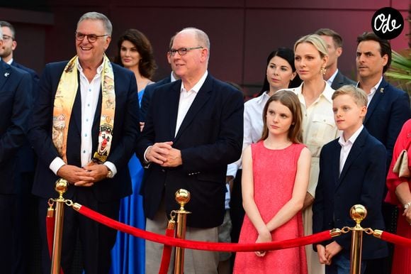 Le prince Jacques de Monaco, marquis des Baux, La princesse Gabriella de Monaco, comtesse de Carladès lors de l’inauguration  d’un quartier dédié à la principauté à Europa-Park à Rust en Allemagne le 29 juin 2026. © Romain Doucelin / Bestimage