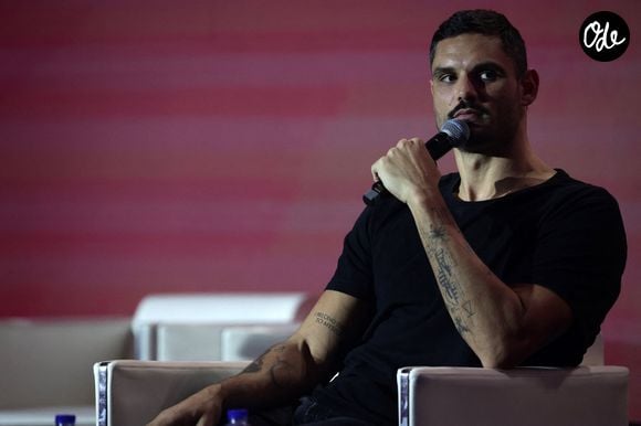 Florent Manaudou en conférence lors du 49ème Congrès Sélectour à l'hôtel Grand Hyatt à Doha au Qatar. Le 28 novembre 2024 PsnewZ / Bestimage