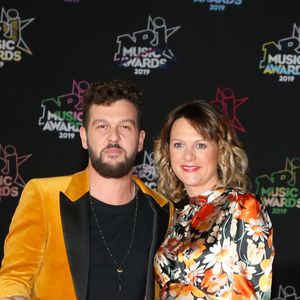 Claudio Capéo et sa compagne Aurélie Willgallis - 21ème édition des NRJ Music Awards au Palais des festivals à Cannes le 9 novembre 2019. © Dominique Jacovides/Bestimage
