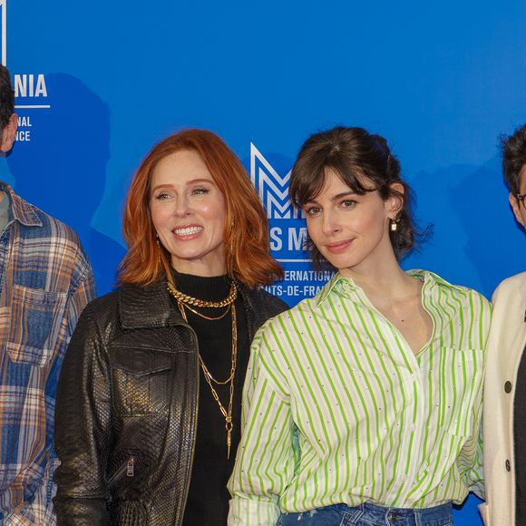 De son côté, Audrey Fleurot estime que son personnage dans HPI était "le rôle de sa vie"

Medhi Nebbou et Audrey Fleurot ,Berengere McNeese,Jeremy Léwin pour la présentation de la saison 4 de la série HPI lors du Serie Mania Festival international Lille 2024, à Lille, France, le 16 mars 2024. © Stéphane Vansteenkiste/Bestimage