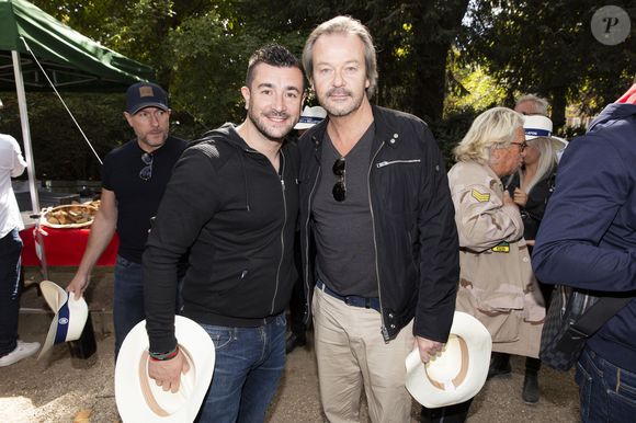 Exclusif - Anthony Joubert et Olivier Mag - Trophée des personnalités au profit de l'association "Make a Wish" au jardin du Luxembourg à Paris le 18 septembre 2019. La fondation Make-A-Wish est une association dont le but est d'exaucer le vœu d'enfants âgés de deux ans et demi à dix-sept ans qui sont ou ont été gravement malades. © Jack Tribeca/Bestimage