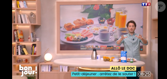 Il faut également des protéines

Vincent Valinducq médecin et chroniqueur donne ses conseils pour un bon petit déjeuner dans "Bonjour ! La Matinale TF1" le 9 juin 2025.