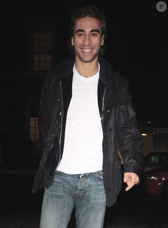 Mathieu Flamini à l'Embassy Club de Londres.
GOFF  / BESTIMAGE