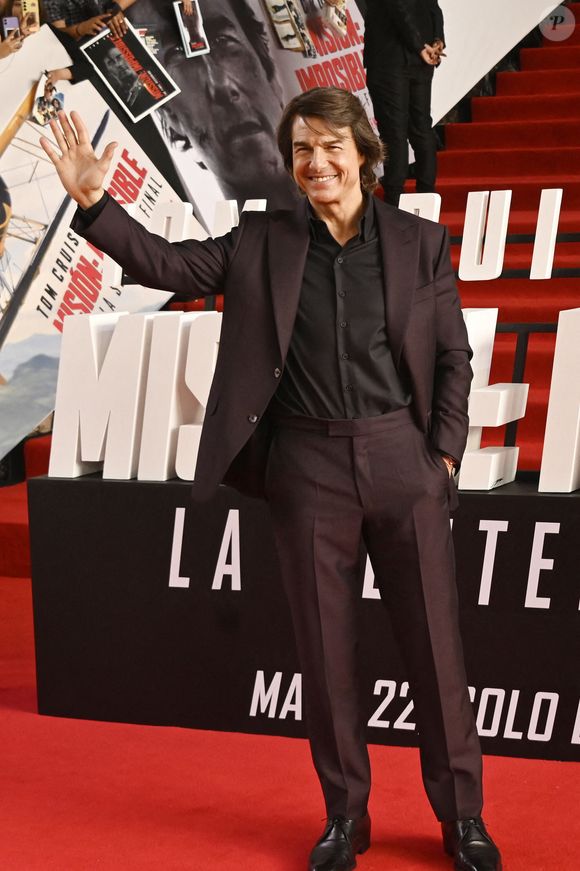 L'acteur Tom Cruise assiste au tapis rouge de la première du film Mission : Impossible - The Final Reckoning Mexico City à l'Auditorio Nacional le 20 mai 2025 à Mexico City, Mexique. Photo par Carlos Tischler/ Eyepix Group/ABACAPRESS.COM