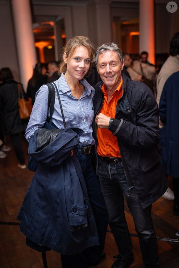 Exclusif - Antoine de Maximy et sa compagne Magali Benet à l'after du showcase de présentation de la comédie musicale La Légende du Comte de Monte Cristo à Salle Gaveau à Paris, France, le 25 septembre 2025. © Julien Sarkissian/Bestimage