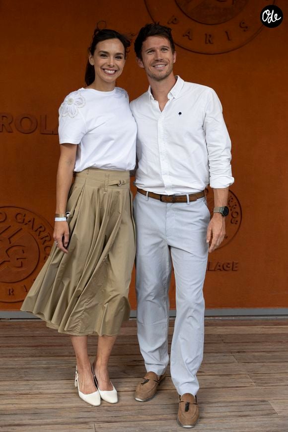 Marine Lorphelin et son compagnon Stanislas Gruau à Roland Garros 2025 le 3 juin 2025 à Paris. 

© Moreau / Jacovides / Bestimage