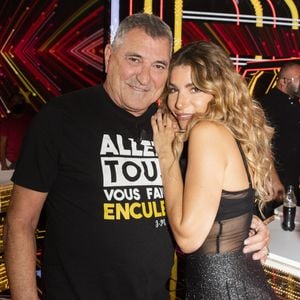 Exclusif - Lola Marois-Bigard et son mari Jean-Marie Bigard - Emission "La Grosse Rigolade" présentée en direct par C.Hanouna sur C8 le 22 Septembre 2020 à Paris.
 © Jack tribeca / Bestimage