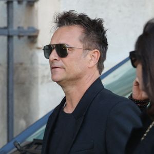 David Hallyday - Obsèques de Nathalie Baye en l'église Saint-Sulpice à Paris le 24 avril 2026. © Dominique Jacovides - Coadic Guirec / Bestimage
