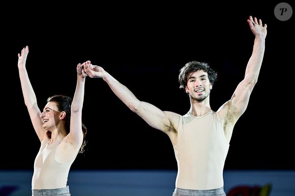 Gabriella Papadakis et Guillaume Cizeron lors d'un gala d'exhibition le 14 janvier 2024. © Aflo/Panoramic/Bestimage