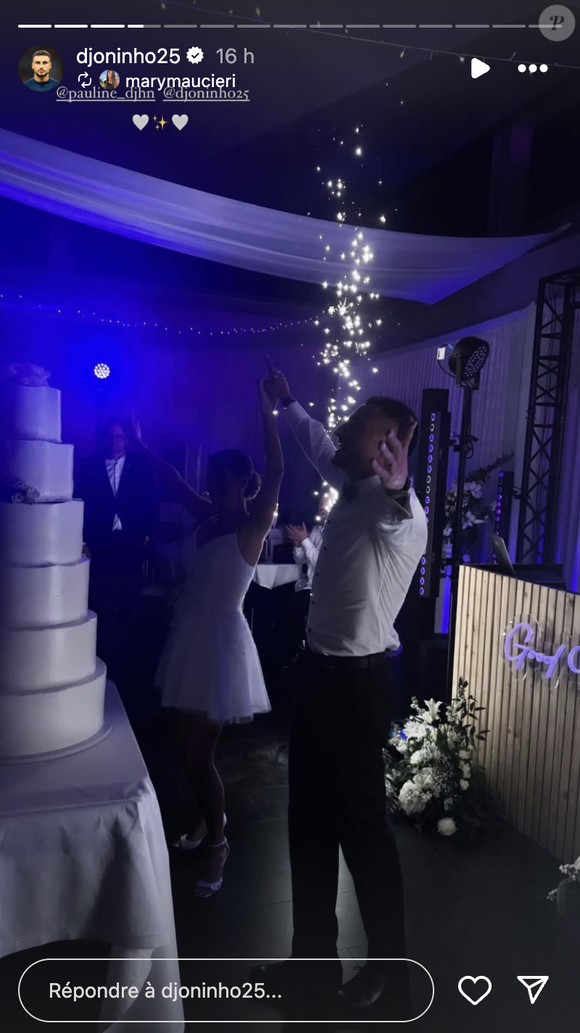 Jonathan Clauss et sa compagne Pauline se sont mariés.