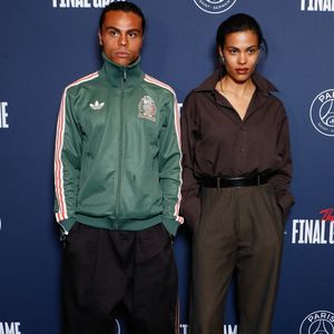 Zakari Kunakey et sa soeur Tina Kunakey - Photocall du dernier match de la saison de la "Liqui Molly Starligue" opposant le PSG Handball à Pays d'Aix Université Club Handball et la dernière apparition de Nikola Karabatic à l'Accor Arena à Paris, France, le 31 mai 2024. © Christophe Clovis / Bestimage