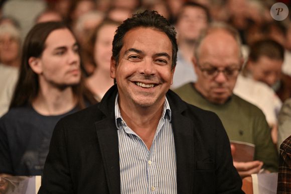 Patrick Cohen assiste à la projection du film The Name Of The Rose lors du 15e Festival du film Lumière à Lyon, France, le 22 octobre 2023. Photo by Julien Reynaud/APS-Medias/ABACAPRESS.COM