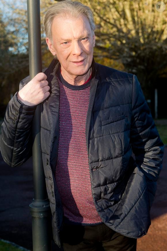 Herbert Leonard et sa femme Cléo chez eux à Barbizon le 2016/12/2016