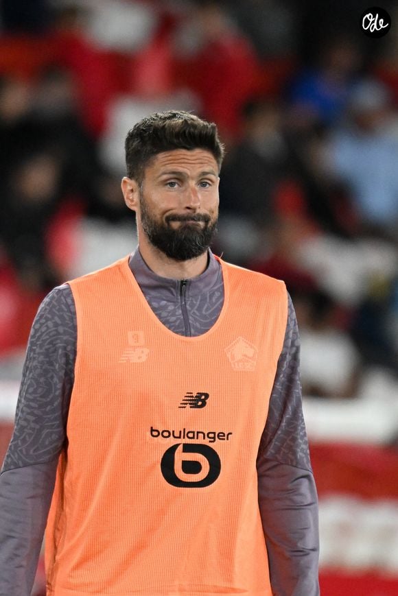 No Tabloid - Olivier Giroud lors du match de football en ligue 1 Monaco - Lille (0-1) au stade Louis II de Monaco le 10 mai 2026. © Lionel Urman / Bestimage