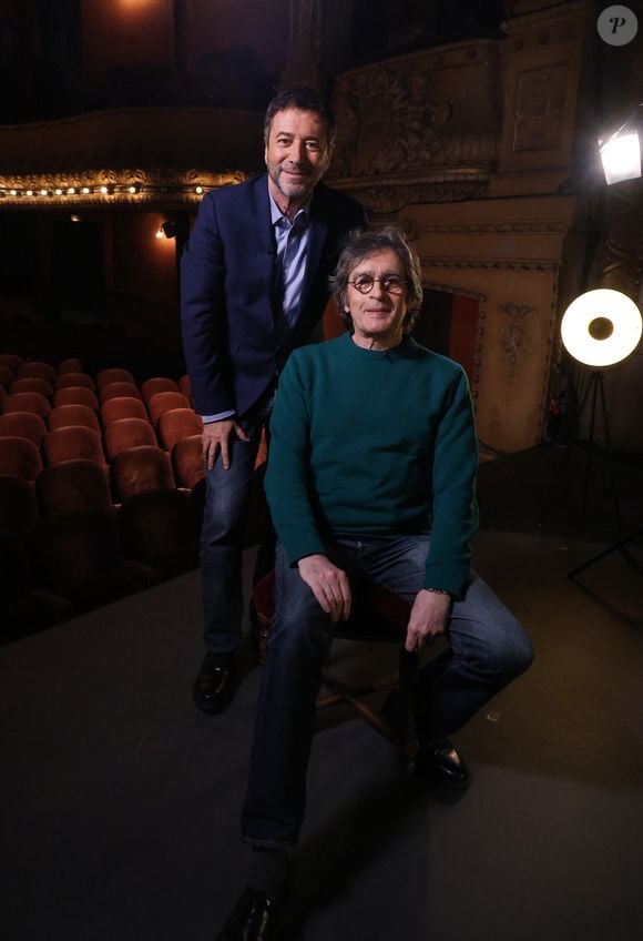 Exclusif - Richard Kolinka lors de l'enregistrement de l'émission "Olympiascope" au théâtre Antoine, présentée par B.Montiel et diffusée le mardi 13 mai 2025, à Paris, le 18 février 2025. © Denis Guigenbourg/Bestimage